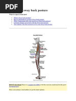 How To Fix Sway Back Posture