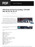 Cryptmode Com VPN Ports Port Forwarding TCP Udp 443 80-53-25