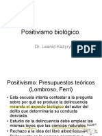 Tema 2 - Positivismo Biológico