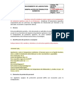 Manipulacion de Productos Quimicos AA2