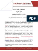 Nota de Aula 02 Criminologia