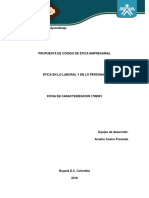 Evidencia - Elaboración de Una Propuesta de Código de Ética Empresarial