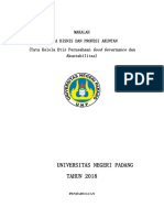 Makalah Etika Bisnis (Tata Kelola Etis Perusahaan Dan Akuntabilitas)