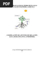 Apuntes Relaciónes Agua Suelo Planta Atmósfera