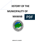 The History of The Municipality of Mawab: Arish Jay O. Aguipo