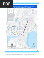 PGA Map of Metro Manila With Corresponding Values For U.P. Diliman Which Is Under 0.4g