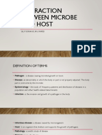 Interaction Between Microbe and Host