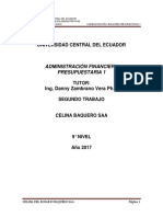 Solucionario Trabajo Presupuestaria UNO