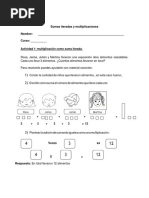 GUIA1 MAT 3ro Sumas Iteradas y Multiplicaciones