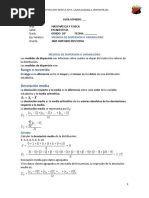 Medidas de Dispersion o Variabilidad Jair