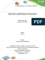 Tarea 2 - Comprender Los Conceptos y Aspectos Generales Del Estudio Del Ambiente y Su Problematica