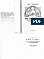 Eric Hobsbawm - El Mundo Del Trabajo. Estudios Históricos Sobre La Formación y Evolución de La Clase Obrera PDF