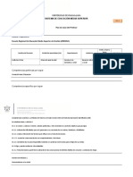 Plan Clase Educacion para La Salud 2018 B