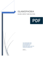 Islamophobia Causes, Impact and Solution