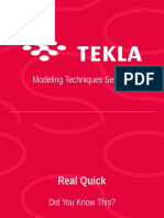 Tekla Steel Modeling Tips