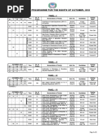 October Interview Schedule 2018 Web