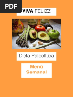 Menú Dieta Paleolítica