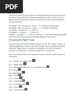 Getting Set Up: 1) Control Alt I 2) Control Alt C 3) Control + 4) Control - Control '