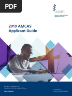 2019 Amcas Applicant Guide