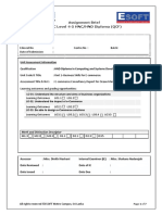 Assignment Brief BTEC Level 4-5 HNC/HND Diploma (QCF) : To Be Filled by The Learner