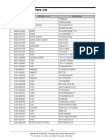 S5660 Electrical Part List PDF