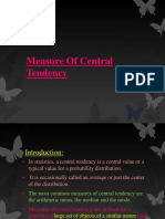 Measure of Central Tendency