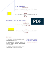 Perímetro y Área Del Cuadrado