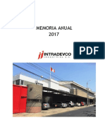 Memoria Anual Intradevco 2017