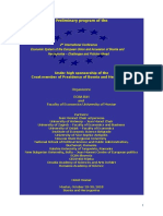 2nd International Conference Economic System of The European Union and Accession of Bosnia and Herzegovina - Challenges and Policies Ahead