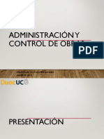 TAC Taller de Administracion y Control de Obras