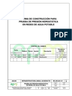 NC As IL01 31 Prueba de Presion Hidrostatica