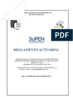 Reglamento Actuarial