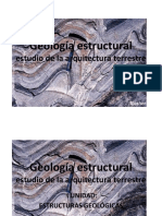 Materia para 2 Prueba. Geología Estructural - 2 Unidad Clase 1