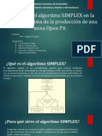 Metodo Simplex para Mineria A Tajo Abierto