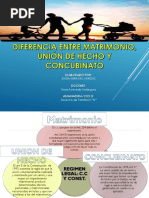 Diapos de Diferencia Matrimonio Union de Hecho y Concubinato