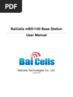 BaiCells mBS1100 Base Station User Manual PDF