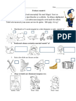 Evaluare Sumativă: 1. Marchează Cu X Caseta Imaginii În A Cărei Denumire Se Aude Sunetul "A"