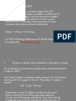 Chapter 21 - Sulfuric Acid