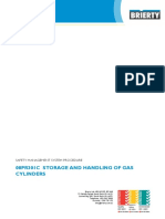 08PR301C - Storage and Handling of Gas Cylinders