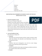 Resume PP Pendaftaran Tanah