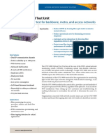 OTU-8000 Optical Test Unit: Rack-Mounted Fiber Test For Backbone, Metro, and Access Networks