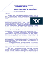 Fichamento Texto - Aula 2 - SANTOS. Ciência Como Cultura - Paradigmas e Implicações... - Práticas em HCM 2018