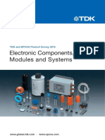 TDK-Electronic Components, Modules and Systems Catalog