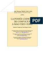 Pensee Chinoise Confucius A Mao PDF