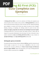 Writing B2 Guía Con Ejemplos