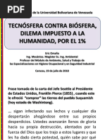 Tecnosfera Contra Biosferajulio2018