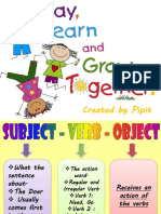 Subject Verb Object