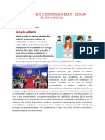 Democracia y Construcción de Un Estado Plurinacional