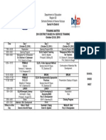 MATRIX For The INSET 2018