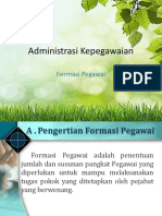 PowerPoint Formasi Kepegawaian